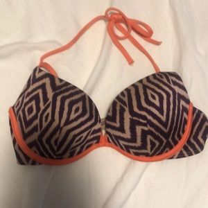 Victoria’s Secret Bombshell Printed Push-up Bikini Top in 34B